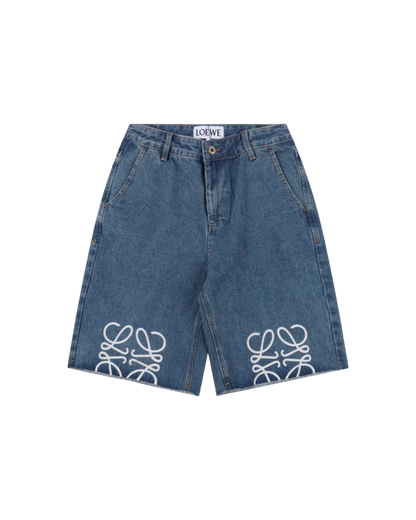 LOEWE ANAGRAM DENIM SHORTS – 1:1 HIGH END