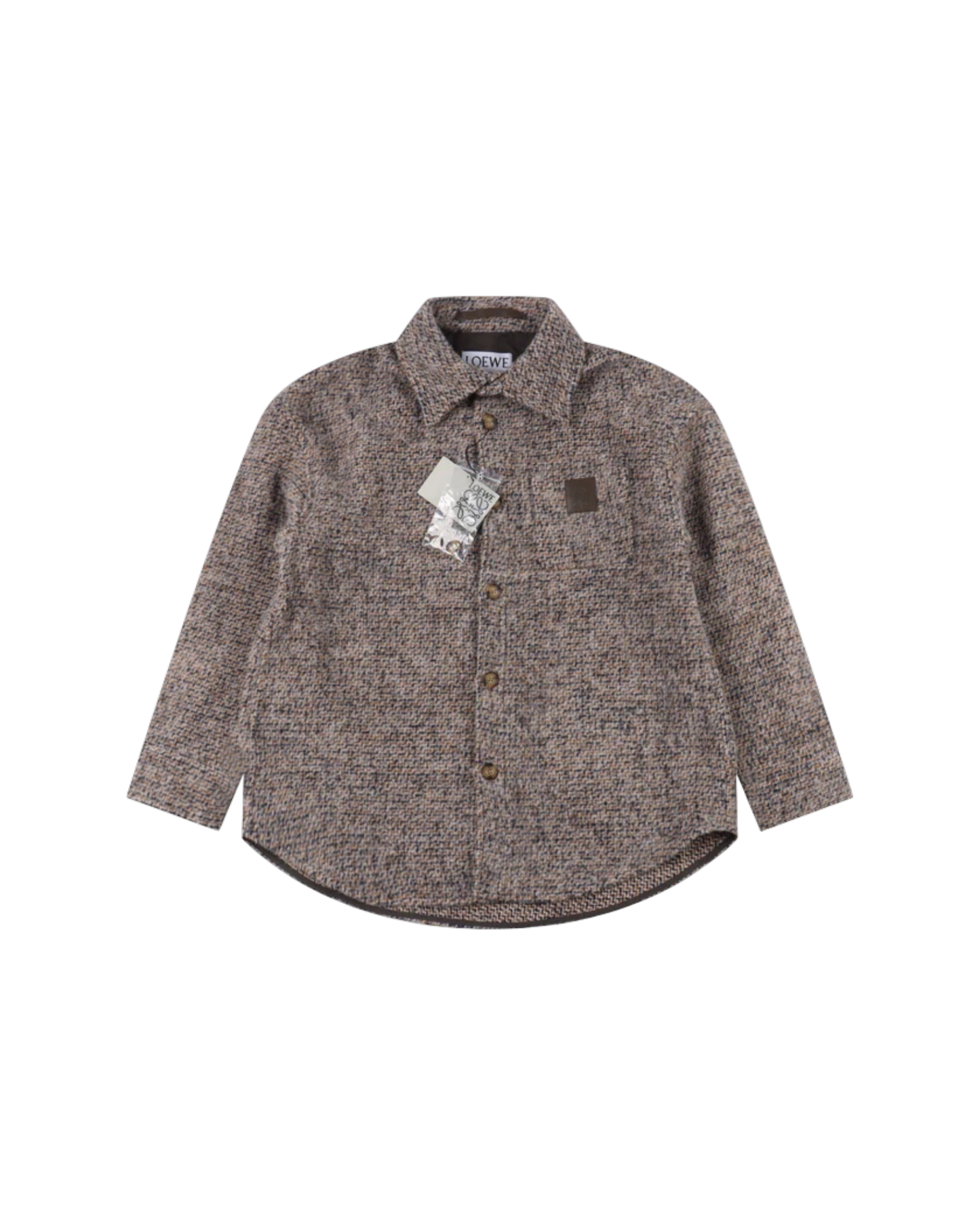 LOEWE WOOL BLEND OVERSHIRT - SUPER CLONE