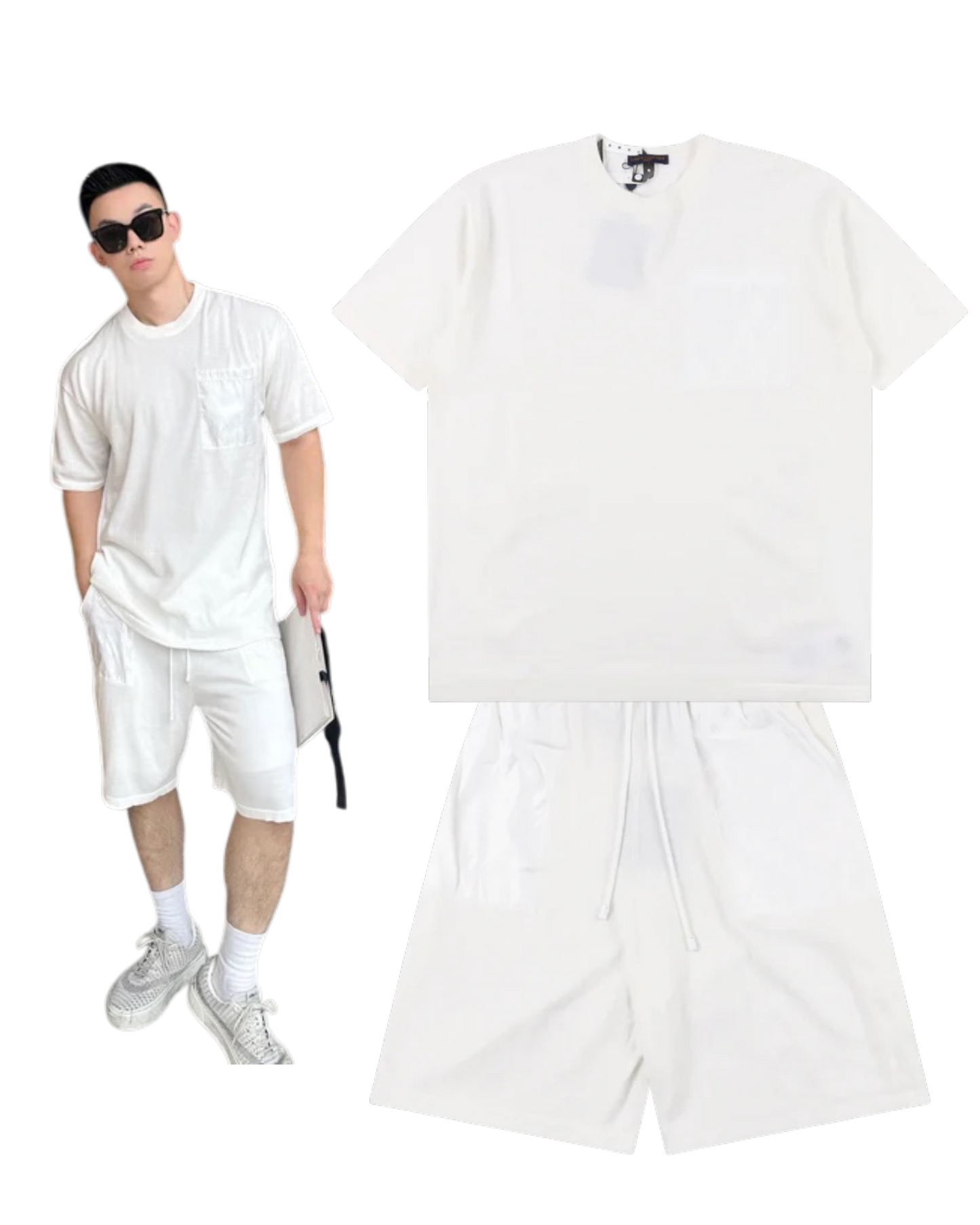 LOUIS VUITTON MONOGRAM GLOW SUMMER SET – T-Shirt & Shorts – 1:1 HIGH END