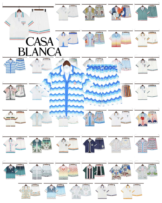 CASABLANCA PARIS SUMMER SET – Premium Shirt & Shorts Set