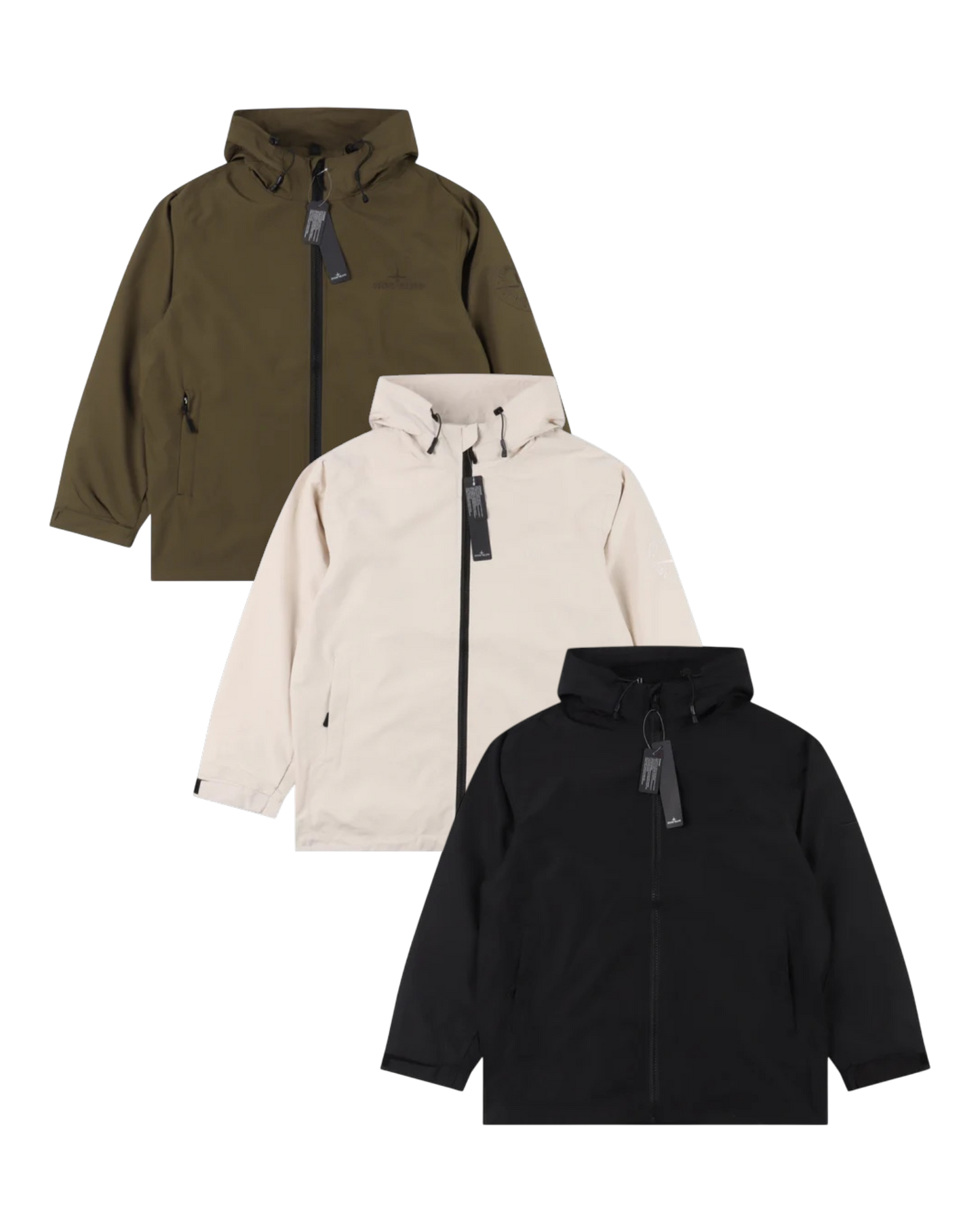 STONE ISLAND FLEECE JACKET - SUPER CLONE