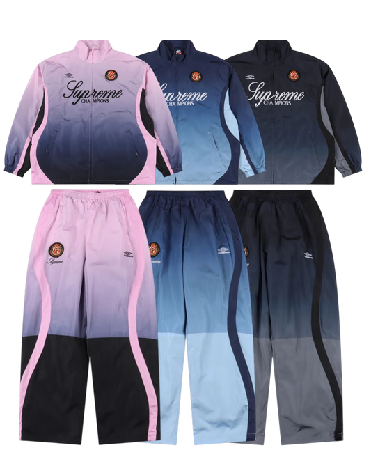 SUPREME x UMBRO Gradient Track Suit – 1:1 HIGH END