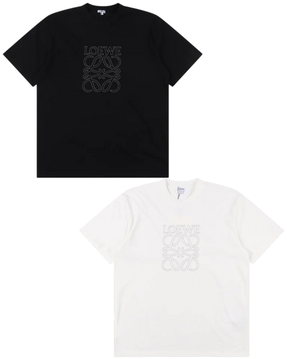 LOEWE T-SHIRT - SCHWARZ / WEIß - SUPER CLONE 260g