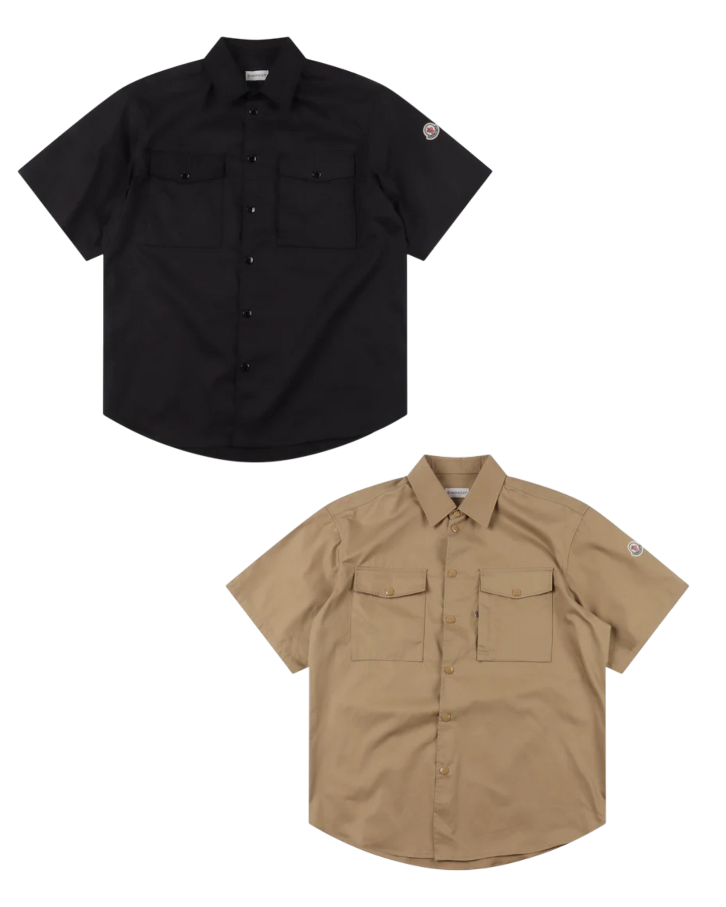 MONCLER DOUBLE POCKET SHIRT – BLACK EDITION  – mit Tags – 1:1 HIGH END
