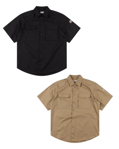 MONCLER DOUBLE POCKET SHIRT – BLACK EDITION  – mit Tags – 1:1 HIGH END