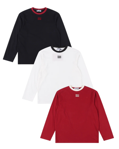 MIUMIU CONTRAST LONGSLEEVE – SUPER CLONE