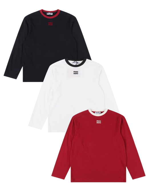 MIUMIU CONTRAST LONGSLEEVE – SUPER CLONE