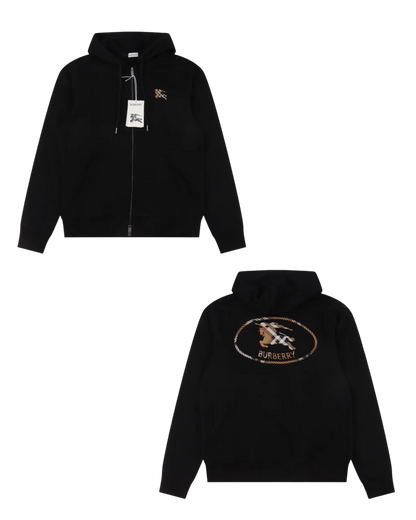 BURBERRY KNIGHT ZIP HOODIE – 1:1 HIGH END