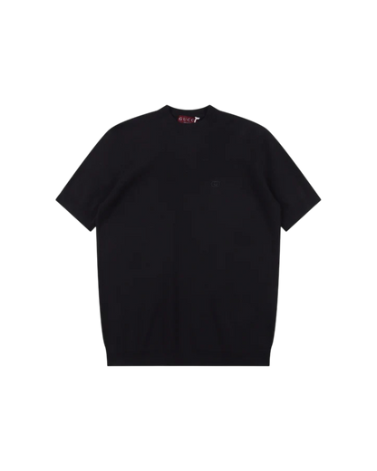 GUCCI KNIT T-SHIRT – Black Minimal Edition – 1:1 HIGH END