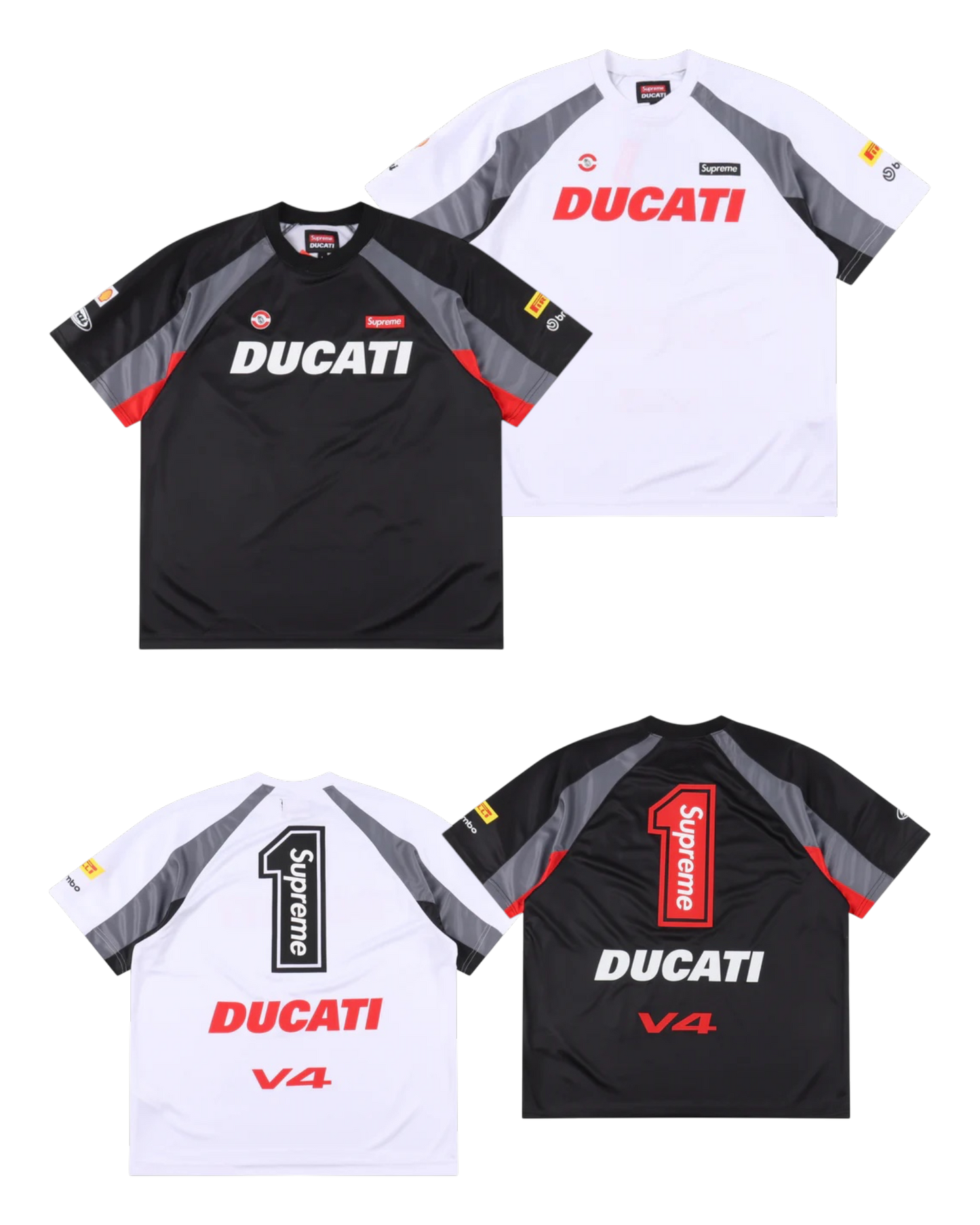 Supreme x DUCATI Jersey - SUPER CLONE