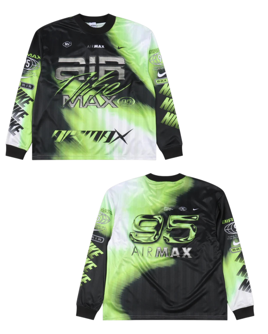 NIKE AIR MAX 95 CULTURE OF FOOTBALL LONGSLEEVE– mit Tags – 1:1 HIGH END