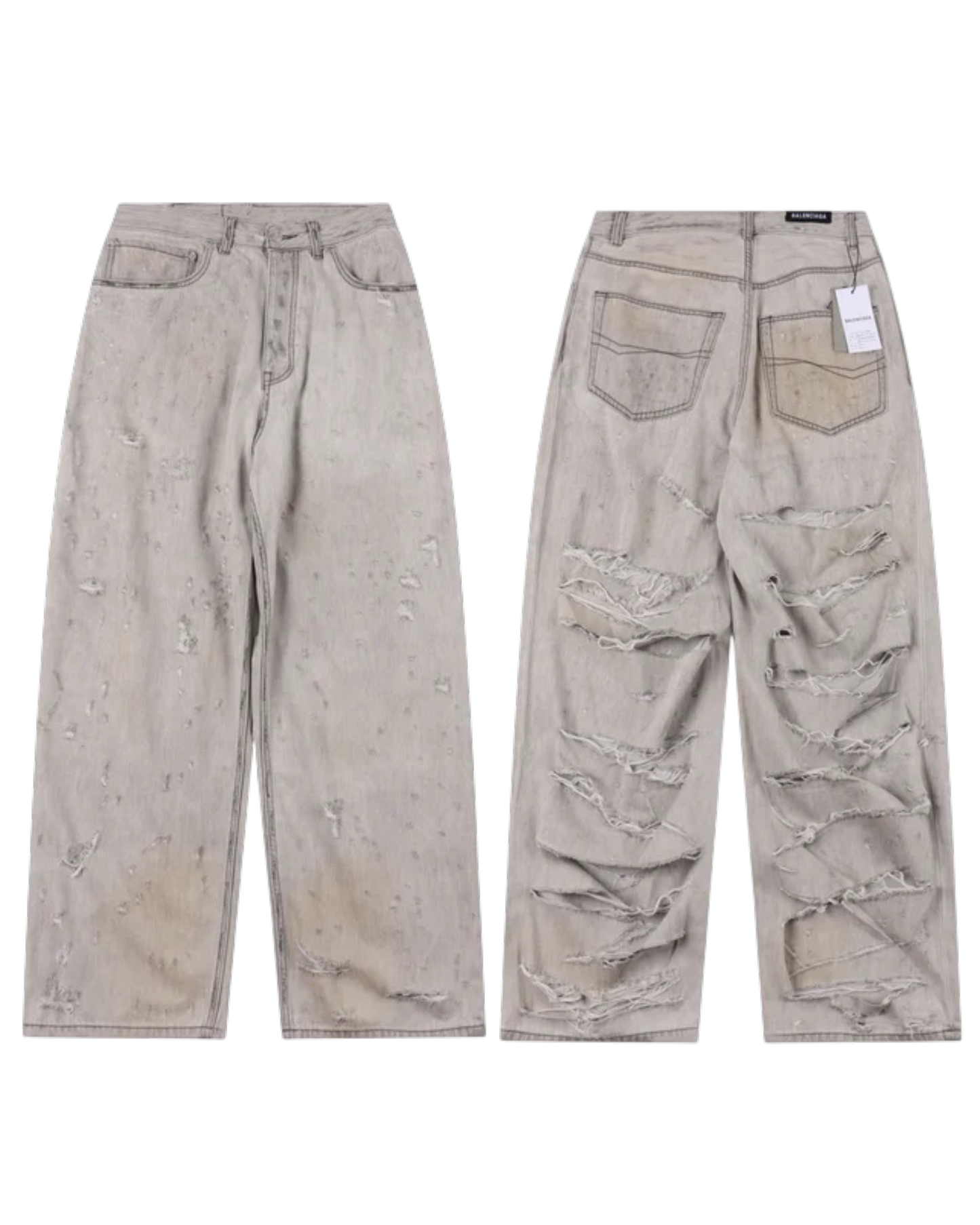 BALENCIAGA DISTRESSED DENIM – mit Tags – 1:1 HIGH END