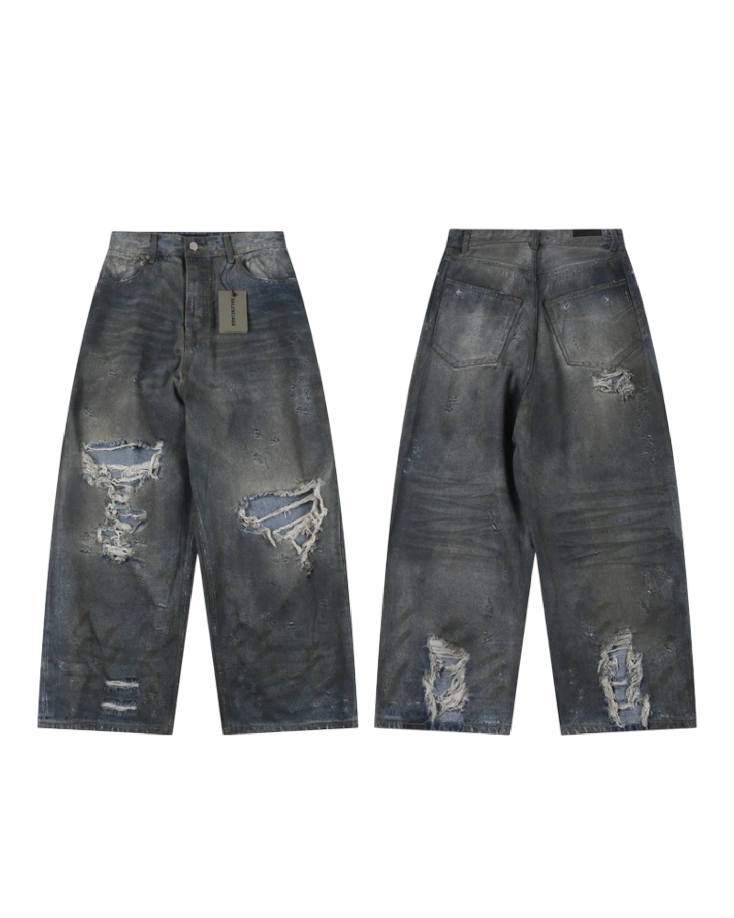 BALENCIAGA DISTRESSED DENIM – mit Tags – 1:1 HIGH END
