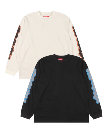 SUPREME CRACKED SLEEVE L/S TOP – mit Tags – 1:1 HIGH END