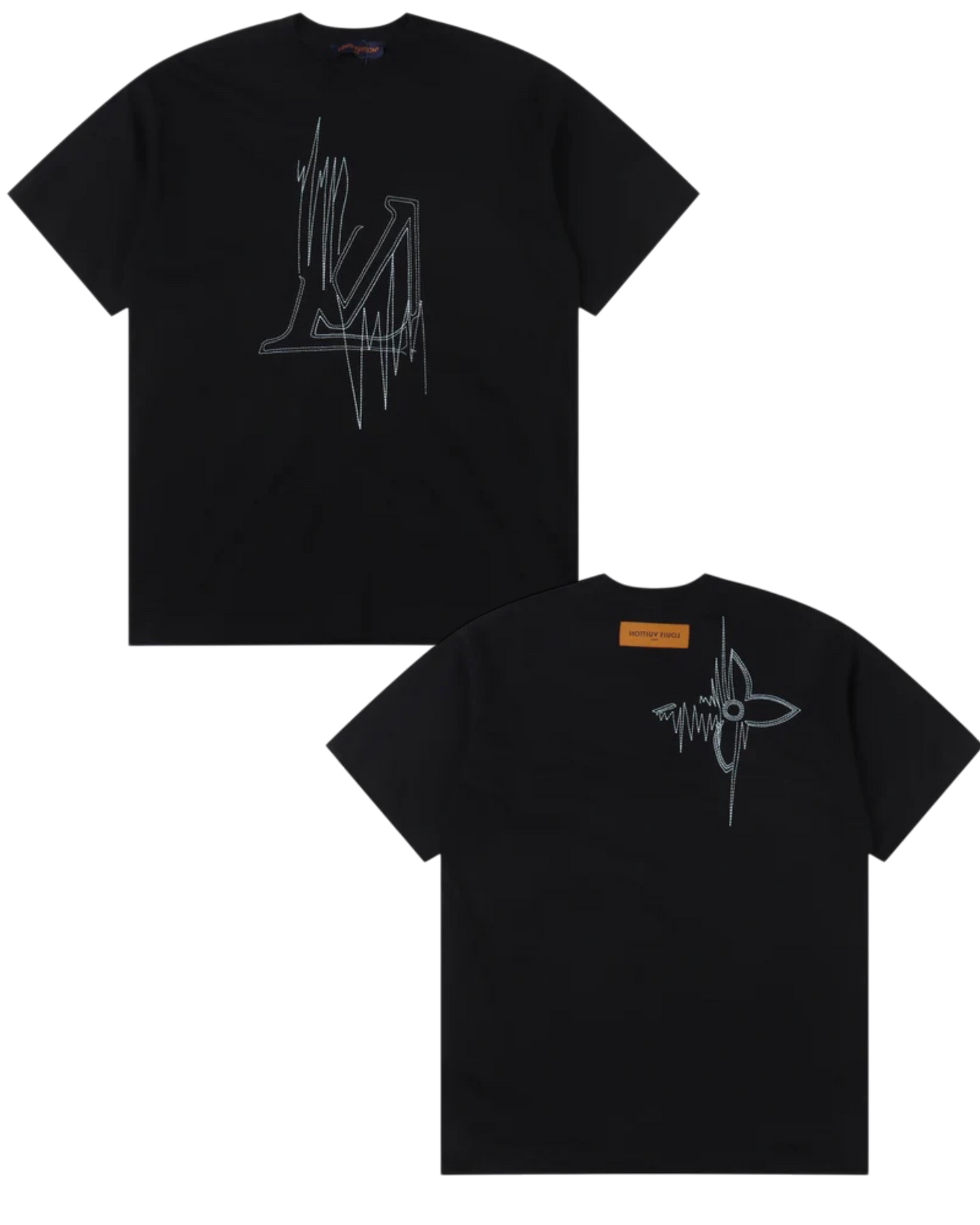 LOUIS VUITTON T-SHIRT - SCHWARZ - SUPER CLONE 260g