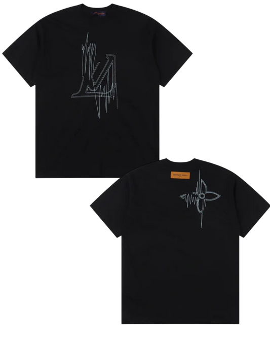 LOUIS VUITTON T-SHIRT - SCHWARZ - SUPER CLONE 260g