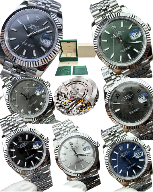 Rolex DATEJUST 41mm  - SUPER CLONE - SWISS MOVEMENT - Jubilee Band - CLEAN FACTORY