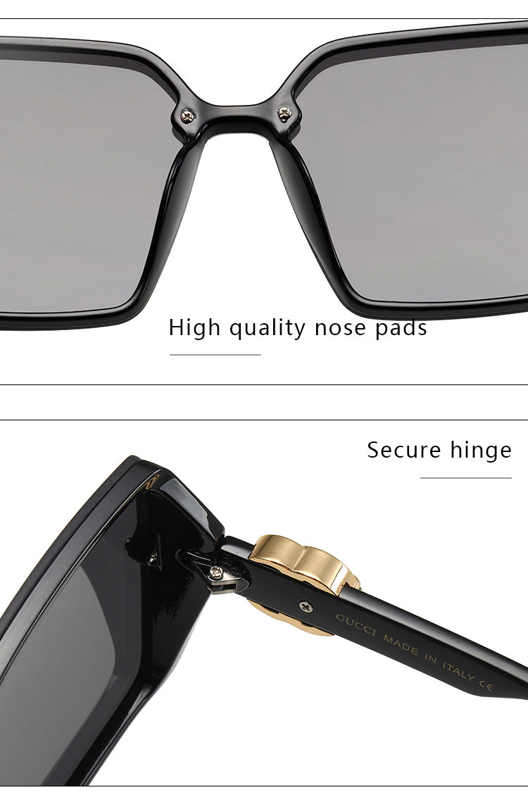 GUCCI OVERSIZED GEOMETRIC SUNGLASSES – FULL SET – 1:1 HIGH END
