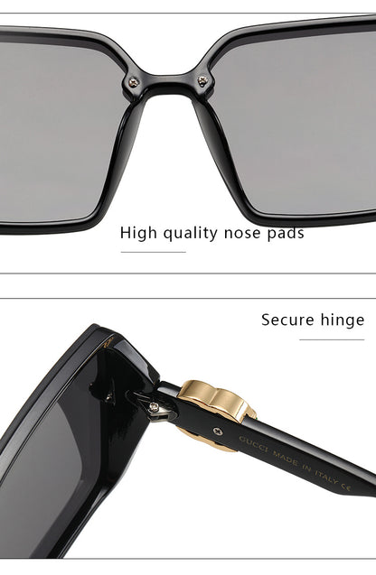 GUCCI OVERSIZED GEOMETRIC SUNGLASSES – FULL SET – 1:1 HIGH END