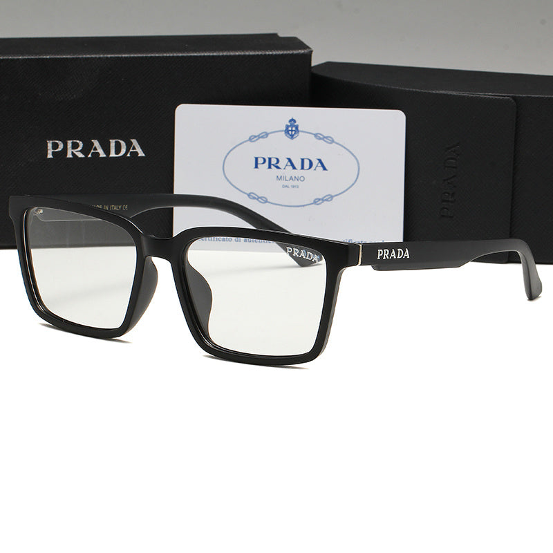 PRADA RECTANGULAR LOGO SUNGLASSES – FULL SET – 1:1 HIGH END