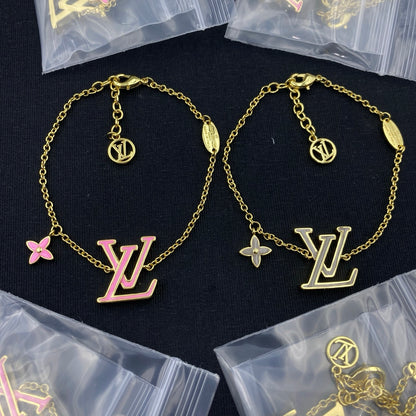 LOUIS VUITTON LV ENAMEL MONOGRAM BRACELET – FULL SET – 1:1 HIGH END