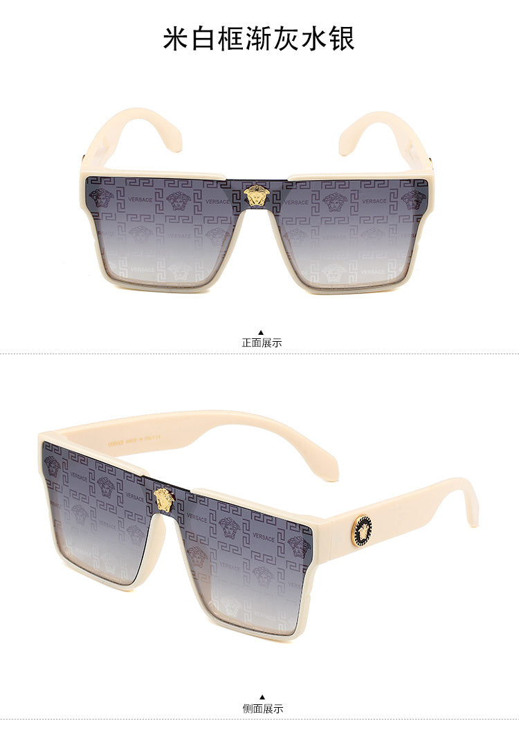 VERSACE GEOMETRIC SHIELD SUNGLASSES – FULL SET – 1:1 HIGH END