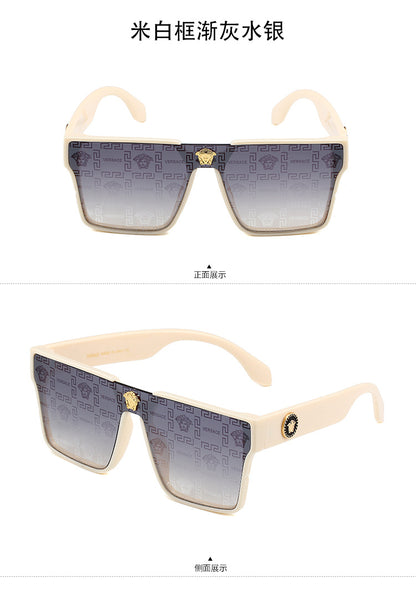 VERSACE GEOMETRIC SHIELD SUNGLASSES – FULL SET – 1:1 HIGH END