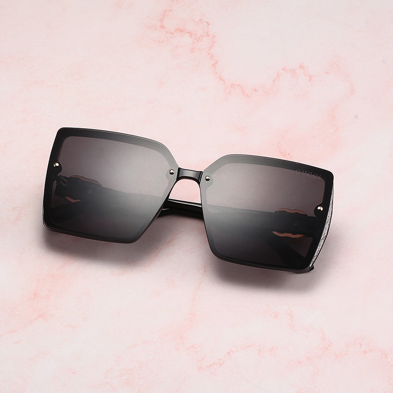 GUCCI OVERSIZED GEOMETRIC SUNGLASSES – FULL SET – 1:1 HIGH END