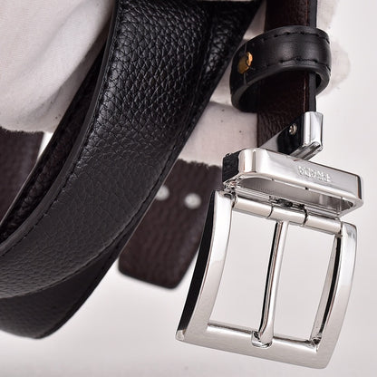 PRADA BUSINESS RETRO PIN BUCKLE LEATHER BELT COLLECTION – FULL SET – 1:1 HIGH END