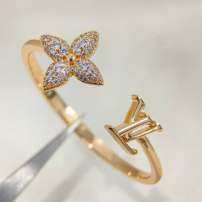 LOUIS VUITTON LOUISETTE SIGNATURE STRASS BRACELET – Full Set  - 1:1 HIGH END