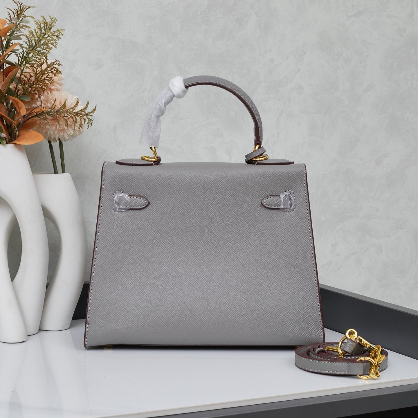 HERMÈS 25CM KELLY SELLIER ORANGE EPSOM LEATHER GOLD HARDWARE - 1:1 HIGH END