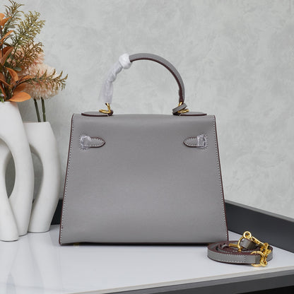 HERMÈS 25CM KELLY SELLIER ORANGE EPSOM LEATHER GOLD HARDWARE - 1:1 HIGH END