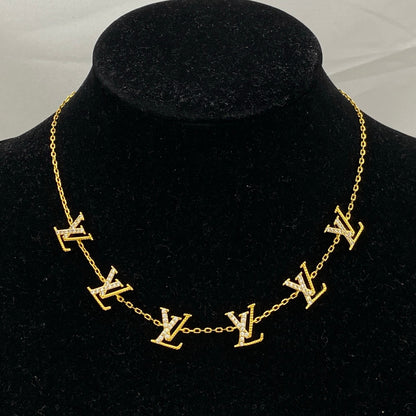 LOUIS VUITTON LV CRYSTAL LOGO BRACELET – Full Set - 1:1 HIGH END