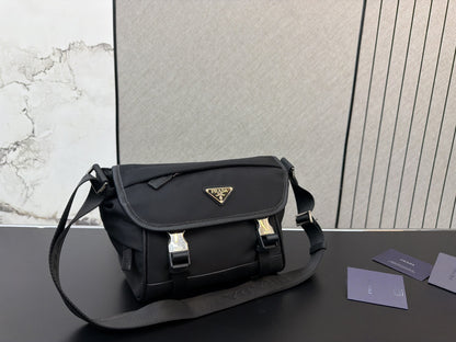 PRADA RE-NYLON MESSENGER BAG 21CM & 26CM – FULL SET – 1:1 HIGH END