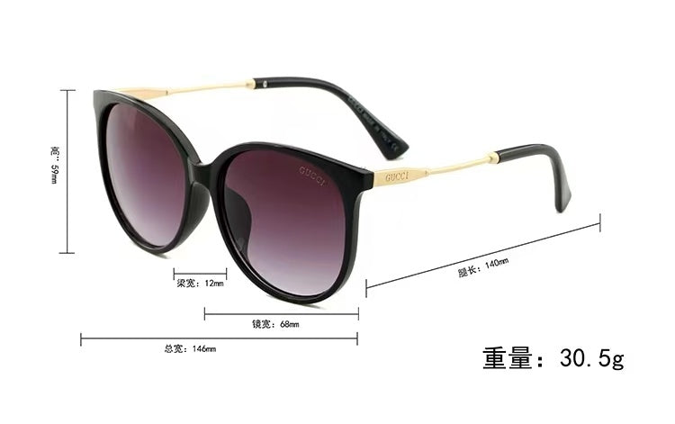 GUCCI LOW NOSE BRIDGE FIT SUNGLASSES – FULL SET – 1:1 HIGH END