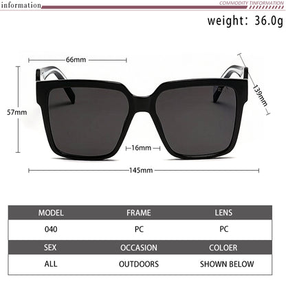 PRADA RECTANGULAR SUNGLASSES – FULL SET – 1:1 HIGH END