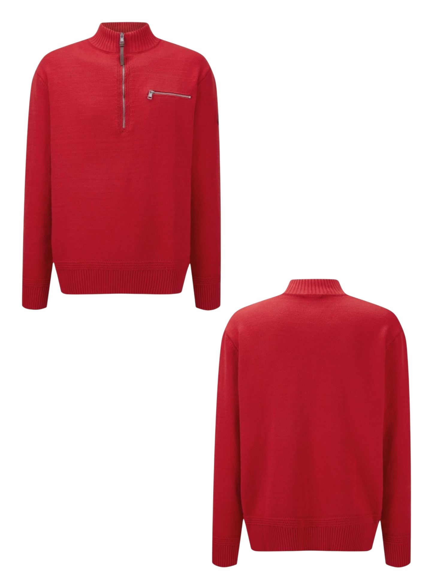 MONCLER EXPEDITION CONTRAST HALF-ZIP POCKET KNITWEAR SWEATER– 1:1 HIGH END