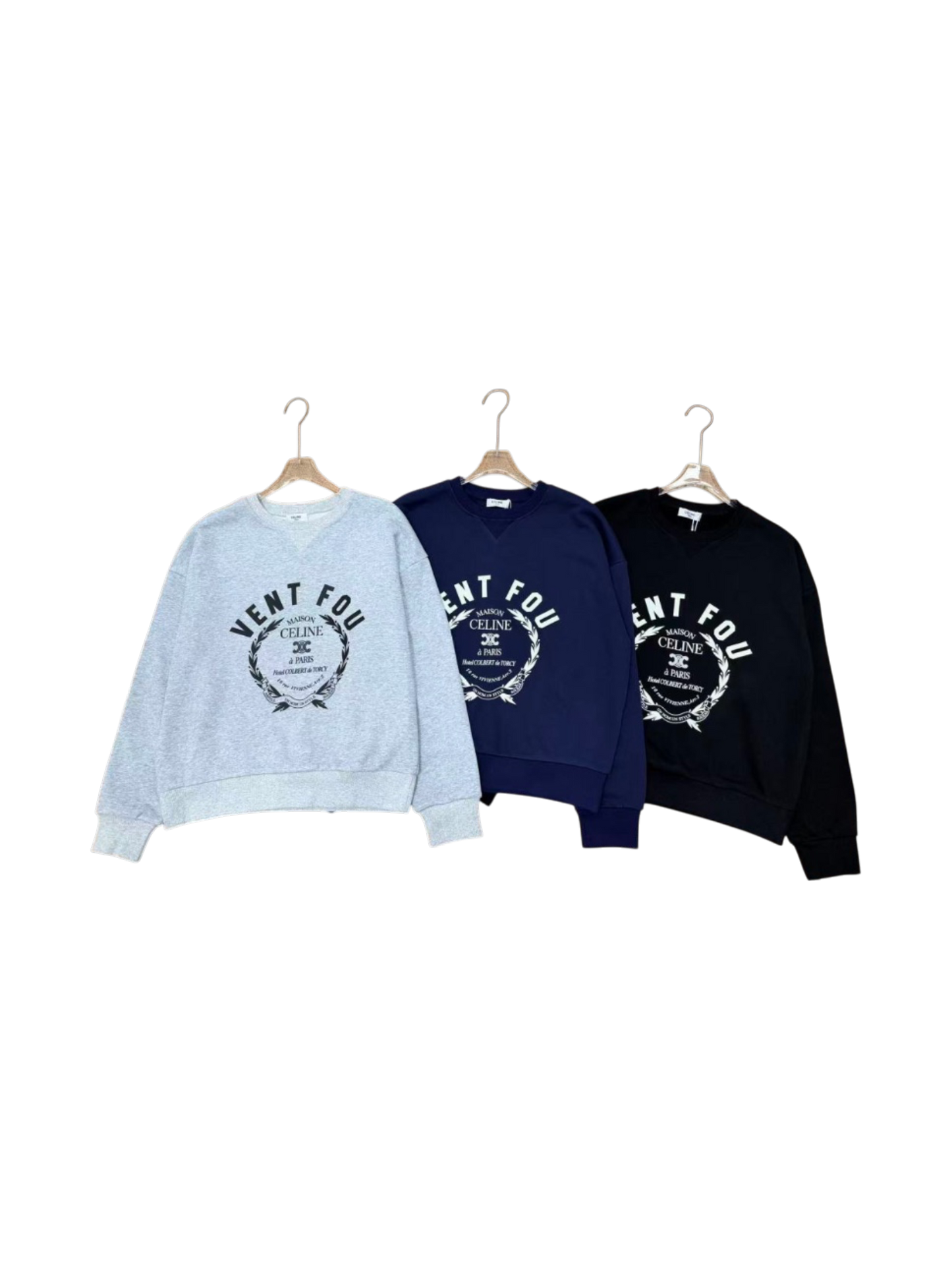 CELINE VENT FOU MAISON TRIOMPHE CREWNECK SWEATSHIRT – 1:1 HIGH END