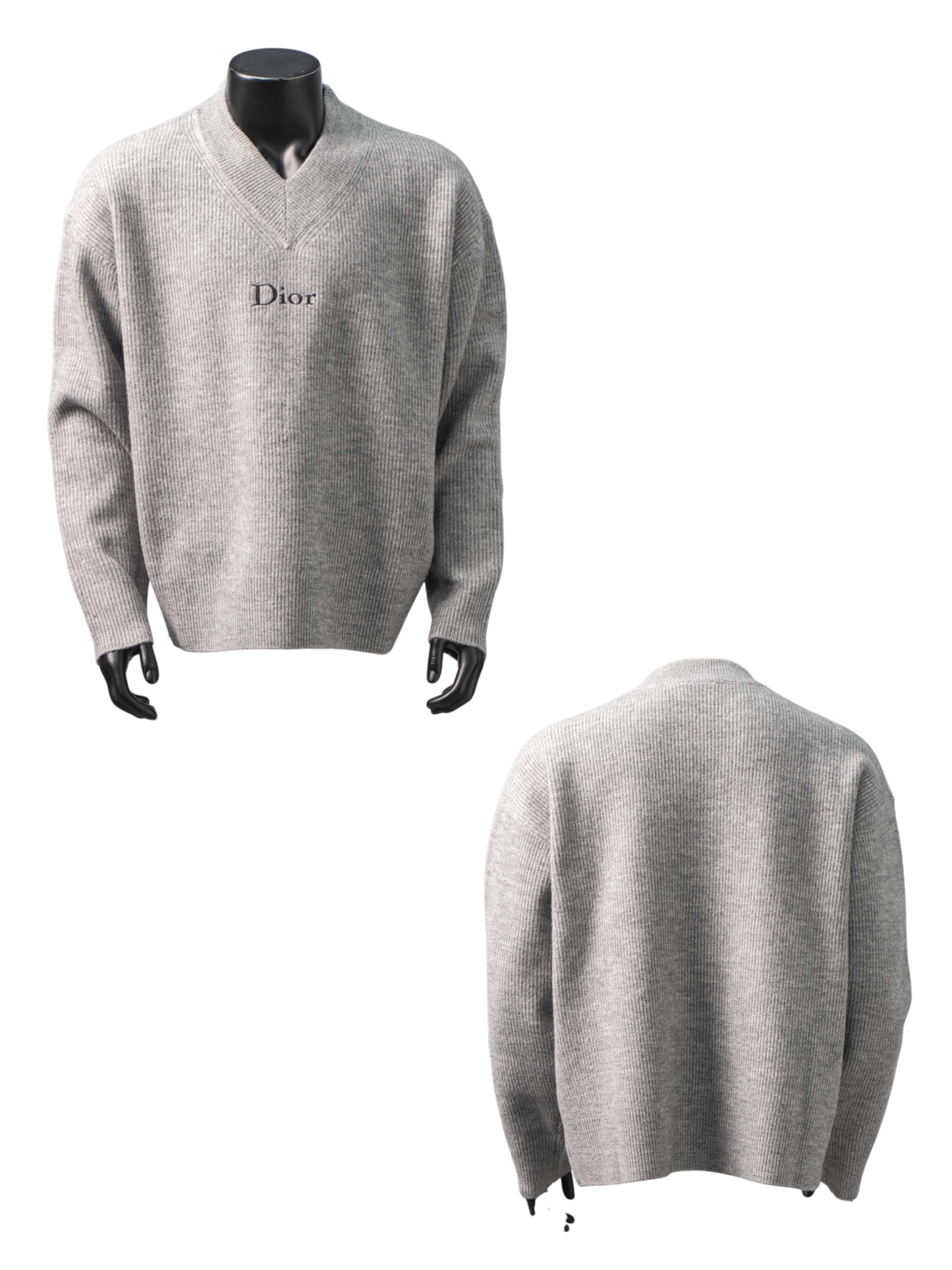 DIOR CD V-NECK WOOL SWEATER – 1:1 HIGH END