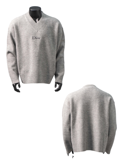 DIOR CD V-NECK WOOL SWEATER – 1:1 HIGH END
