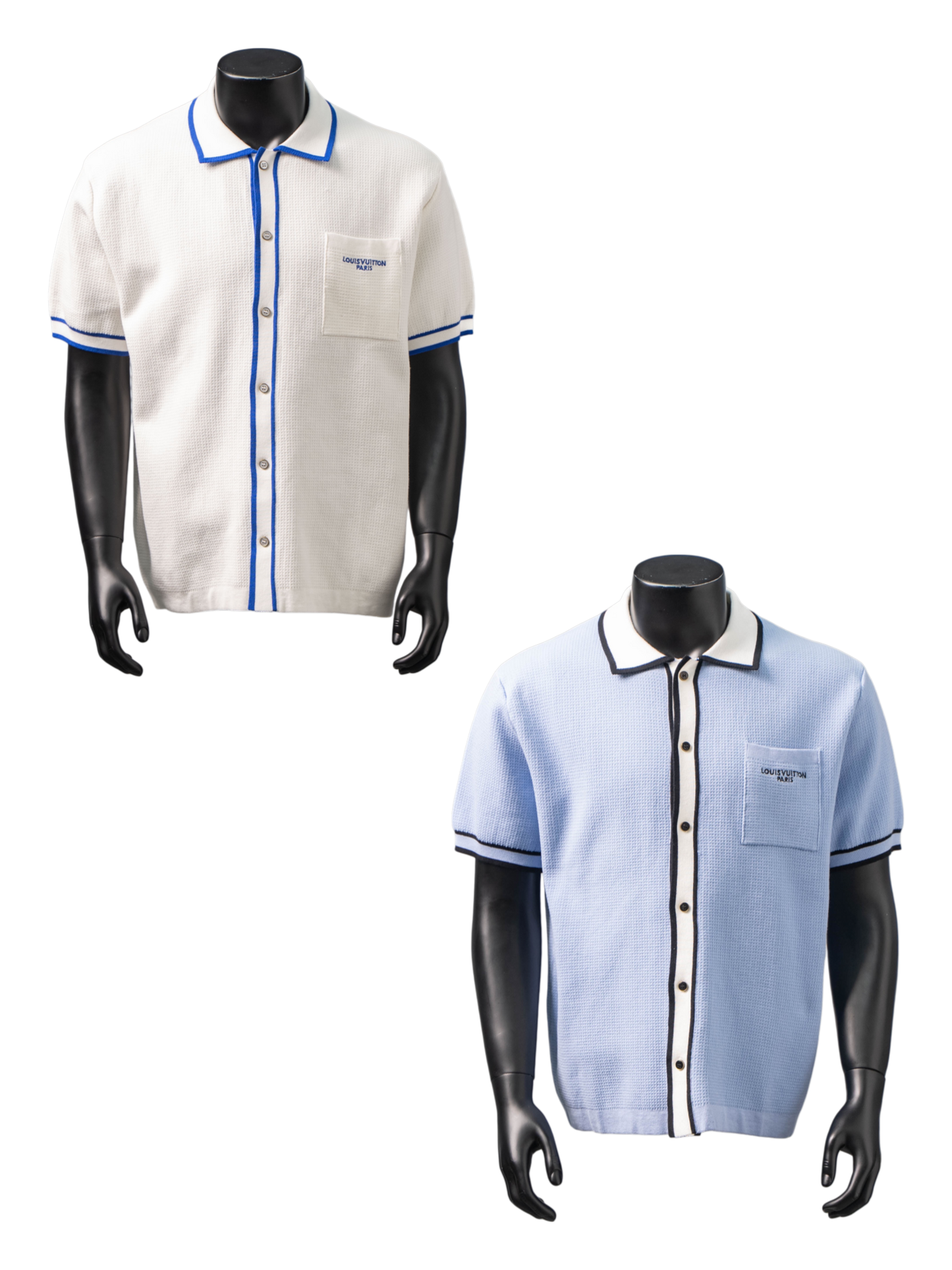 LOUIS VUITTON WAFFLE KNIT POCKET POLO SHIRT– 1:1 HIGH END