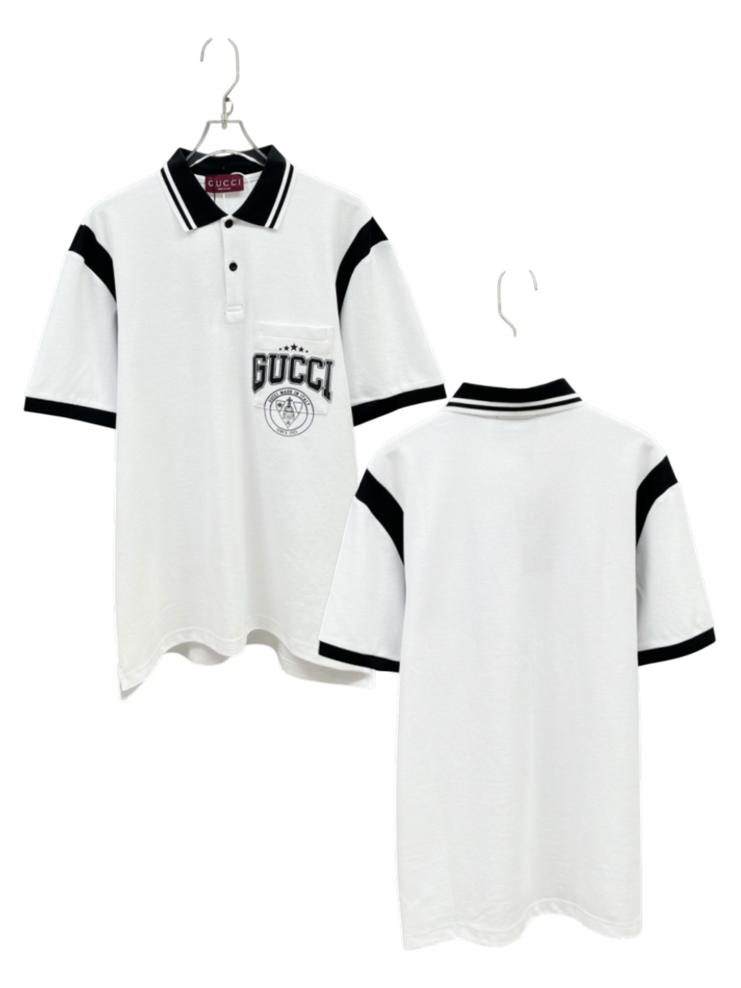 GUCCI CONTRAST COLLAR LOGO POLO SHIRT– 1:1 HIGH END