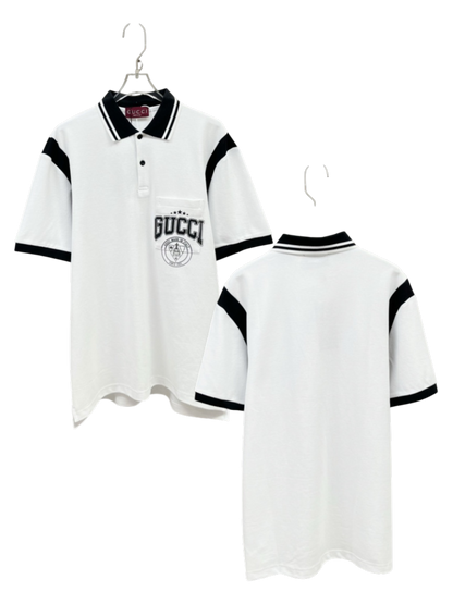 GUCCI CONTRAST COLLAR LOGO POLO SHIRT– 1:1 HIGH END