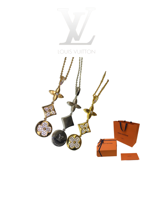 LOUIS VUITTON COLOR BLOSSOM NECKLACE  – Full Set  - 1:1 HIGH END