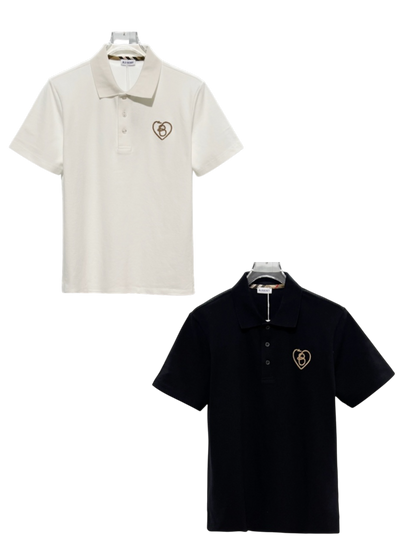 BURBERRY HEART LOGO POLO SHIRT – 1:1 HIGH END