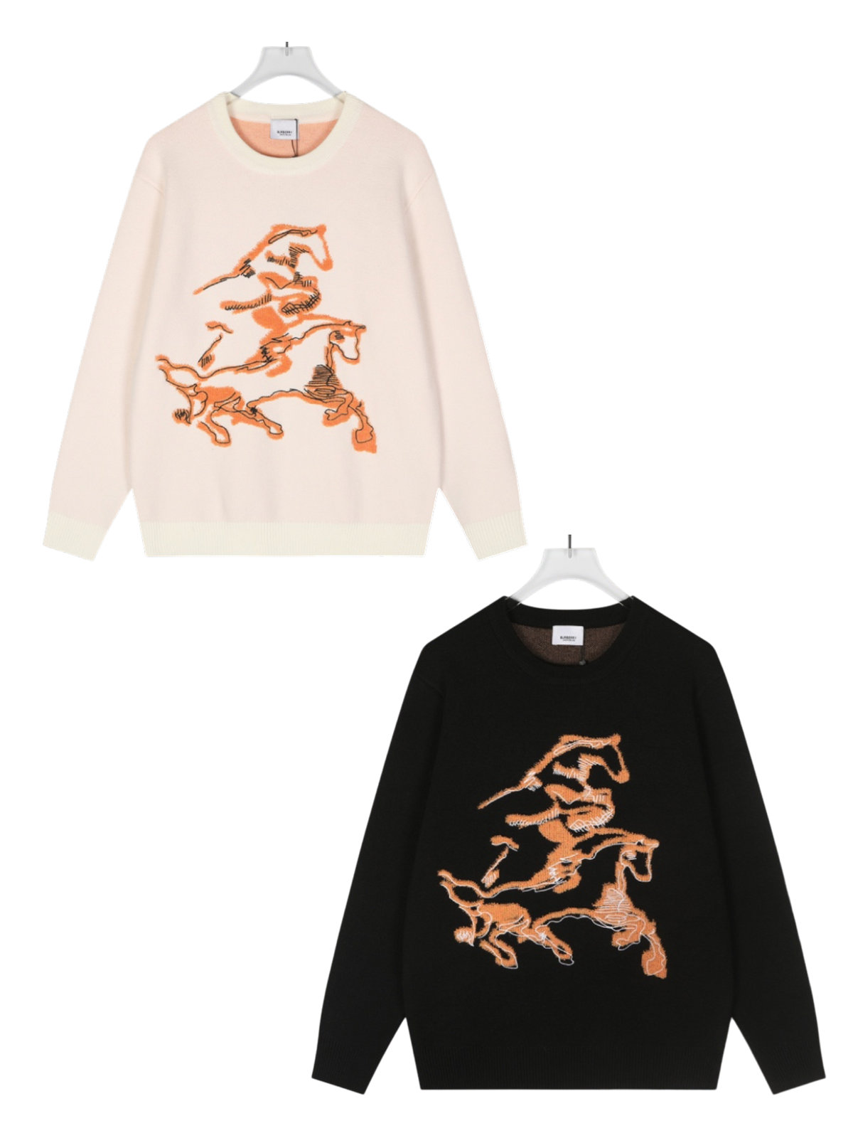 BURBERRY EQUESTRIAN KNIGHT WOOL SWEATER – 1:1 HIGH END
