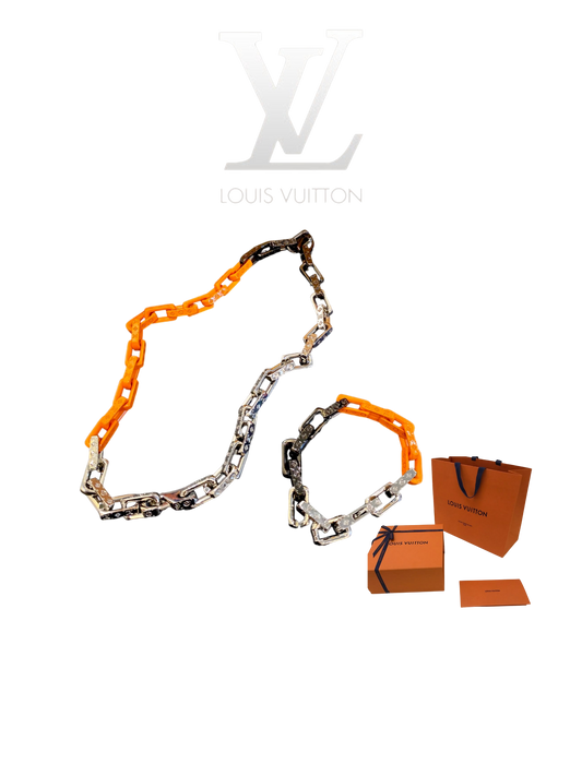 LOUIS VUITTON WORLD TOUR BRACELET/NECKLACE  – Full Set  - 1:1 HIGH END