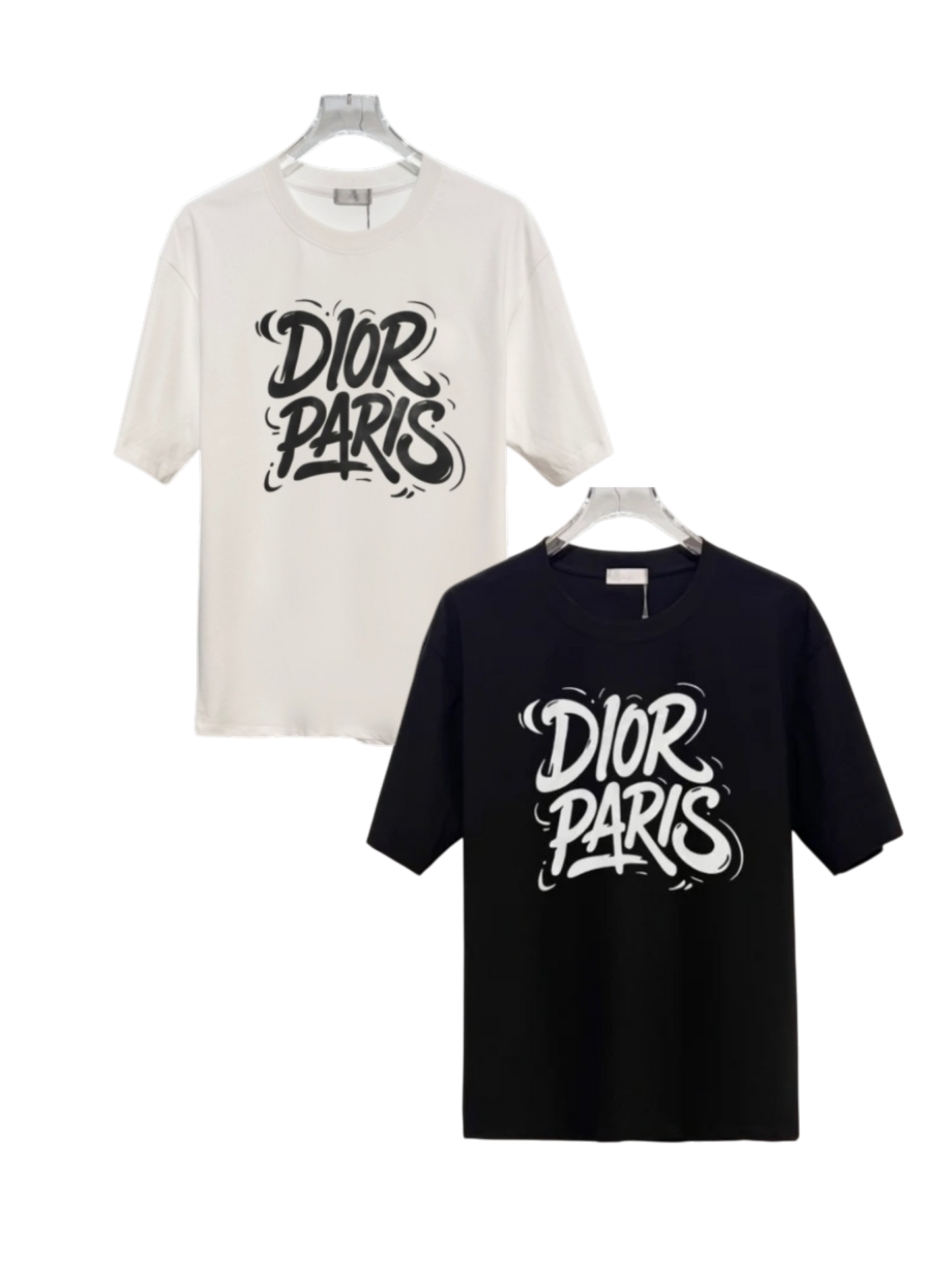 DIOR PARIS GRADIENT LOGO T-SHIRT – 1:1 HIGH END