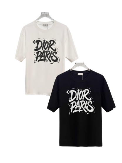 DIOR PARIS GRADIENT LOGO T-SHIRT – 1:1 HIGH END