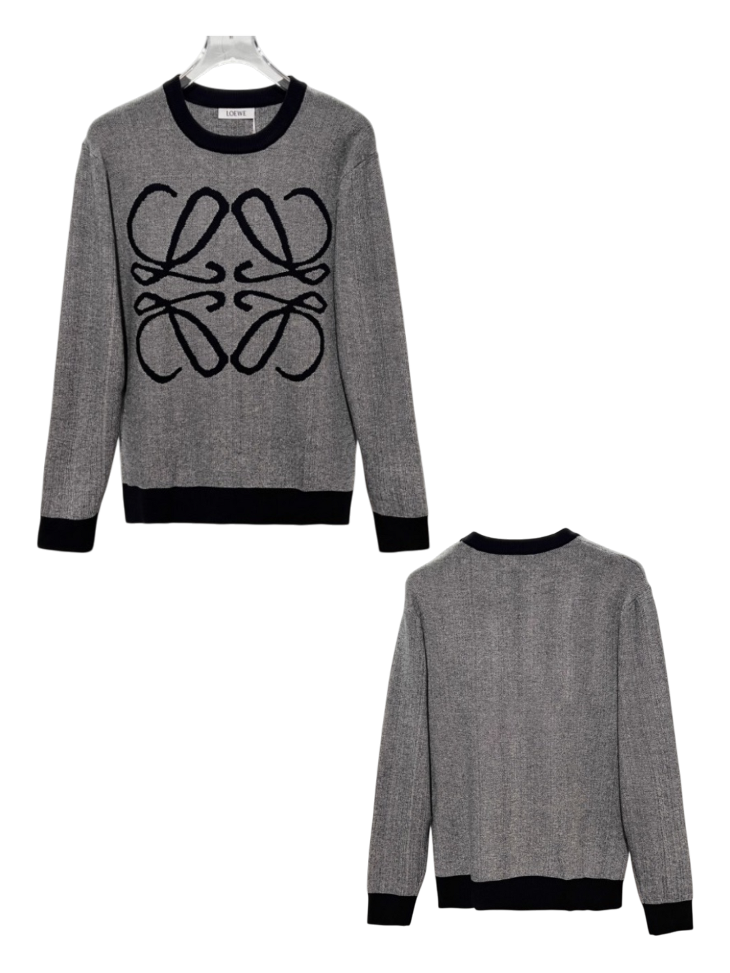 LOEWE BIG ANAGRAM RETRO JACQUARD SWEATER– 1:1 HIGH END
